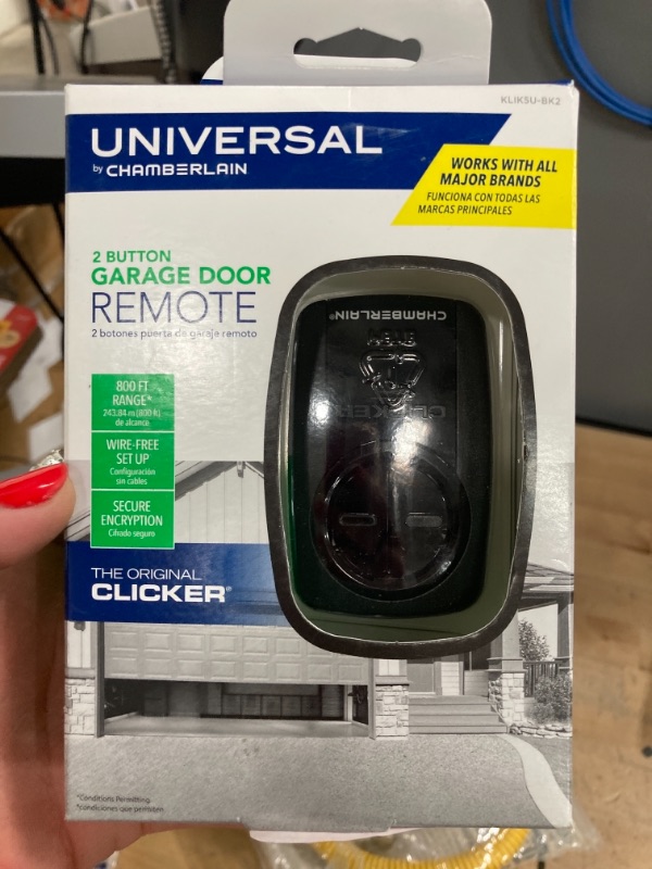 Photo 2 of Chamberlain
Universal Clicker Black Garage Door Remote Control