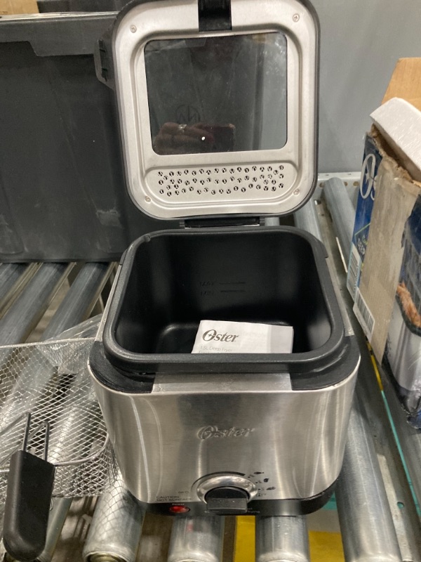 Photo 3 of Oster Style Compact Stainless Deep Fryer, Stainless Steel
