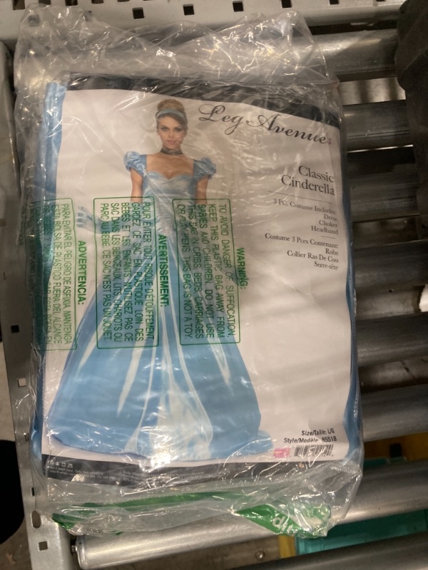 Photo 1 of Leg Avenue Women's Classic Cinderella Princess Costume L 
