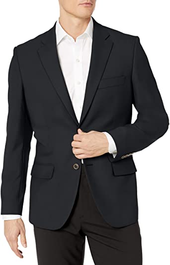 Photo 1 of Amazon Essentials Men's Long-Sleeve Classic-fit Button-Front Stretch Blazer
