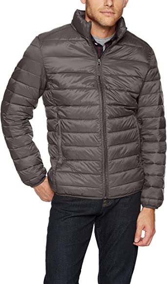 Photo 1 of Amazon Essentials Men's Lightweight Water-Resistant Packable Puffer Jacket L 