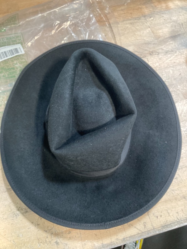 Photo 2 of Jo Wool Felt Rancher Fedora Hat M 
