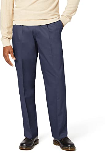 Photo 1 of Dockers Men's Relaxed Fit Signature Khaki Lux Cotton Stretch Pants - Pleated 36X31 
