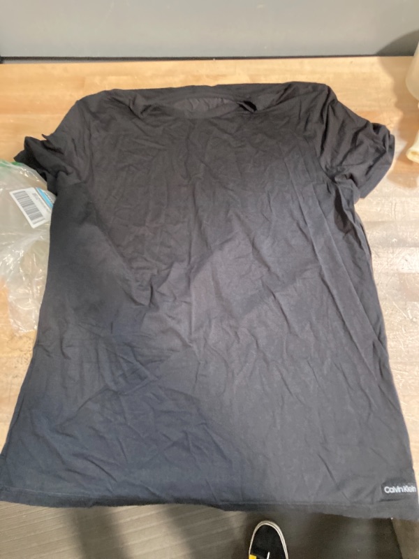 Photo 2 of Calvin Klein Men's Launch CK Ultra Soft Modal Crew Neck T-Shirt, Black, XLarge
