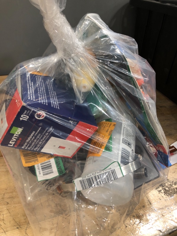 Photo 1 of **NOT REFUNDABLE** BUNDLE OF ASSORTED MISC HOME DEPOT GOODS, TOOLS AND HARDWARE , ELECTRICAL AND PLUMBING ITEMS
