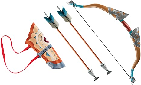 Photo 1 of Disguise Link Breath of The Wild Deluxe Bow Set W/Quiver & Arrows Costume Accessory, No Size
