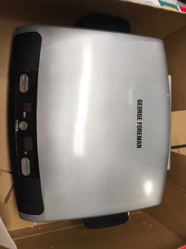 Photo 2 of George Foreman Digital Removable Plate Grill 6 Serving - All
