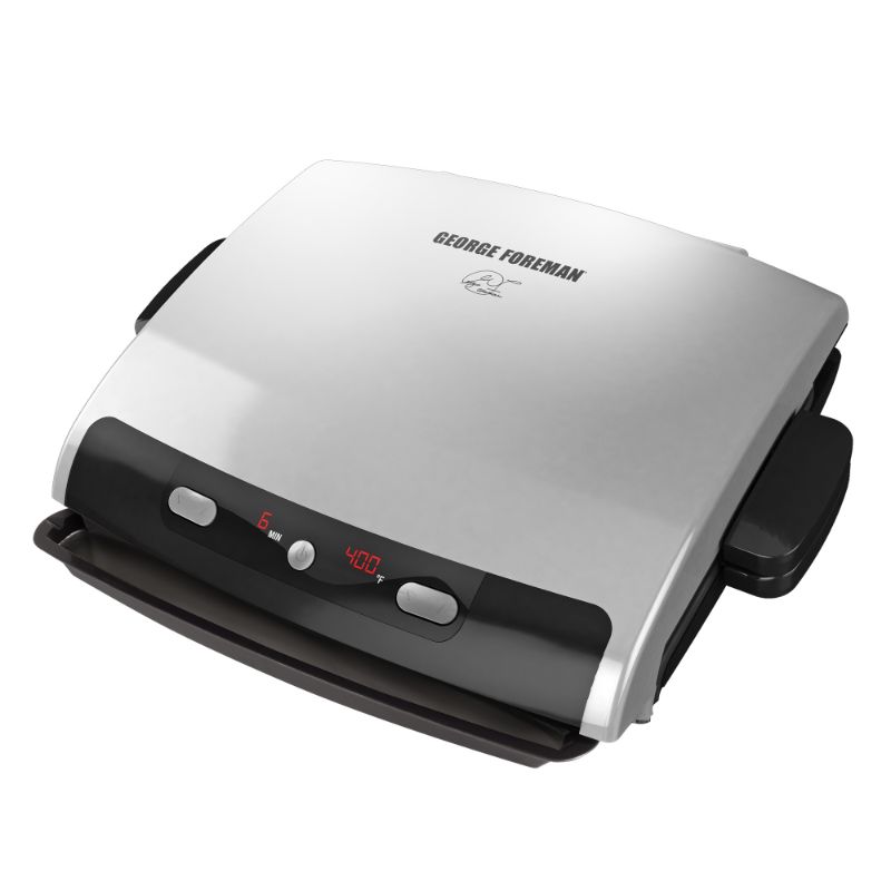 Photo 1 of George Foreman Digital Removable Plate Grill 6 Serving - All
