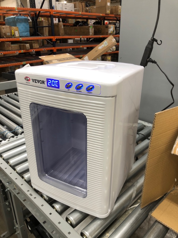 Photo 2 of Happybuy White Reptile Incubator 25L Scientific Lab Incubator Digital Incubator Cooling and Heating 5-60°C Reptile Egg Incubator 12V/110V Work for Small Reptiles
