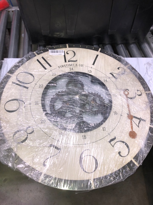 Photo 1 of FIRSTTIME&CO 24 WALL CLOCK 27"