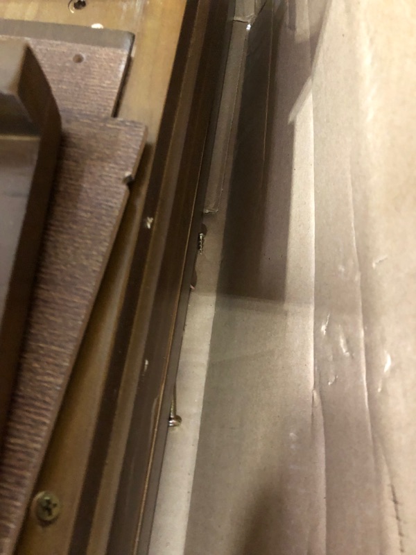 Photo 1 of *** NO STOCK PHOTO*** **minor damage***missing some hardware*** IN GOOD CONDITION***
single drawer night stand, brown 