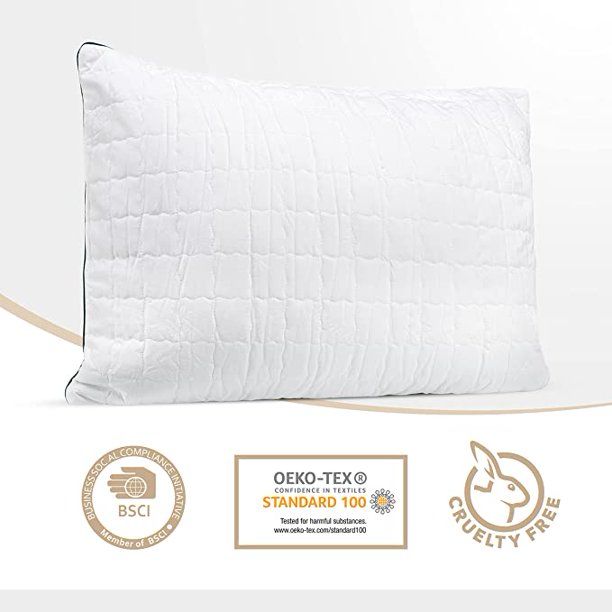 Photo 1 of 2 King Size Bamboo Pillow, Super Soft, Adjustable Bamboo Pillows *** 1 PILLOW BAG IS OPEN***