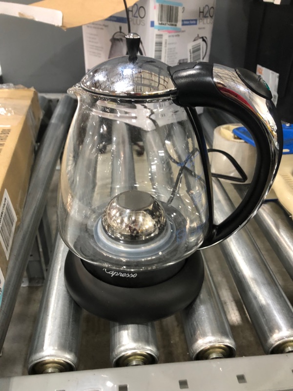 Photo 2 of *** NON FUNCTIONAL*** PARTS ONLY*** Capresso 259.03 H20 Plus Glass Water Kettle, 48 Oz