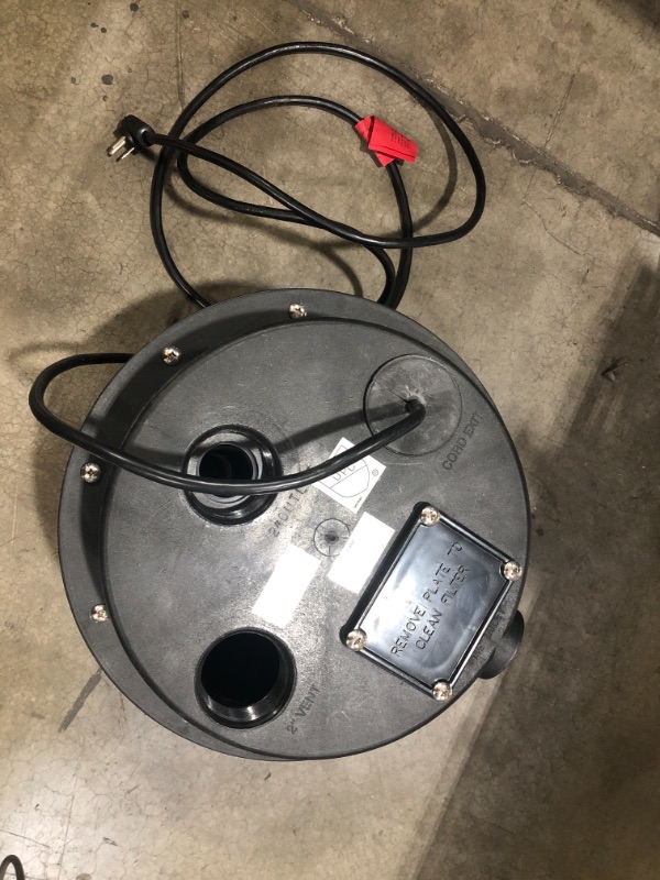 Photo 1 of ***PARTS ONLY**
WRSC-6 Compact Drainosaur 0.3 HP Water Removal Pump System
