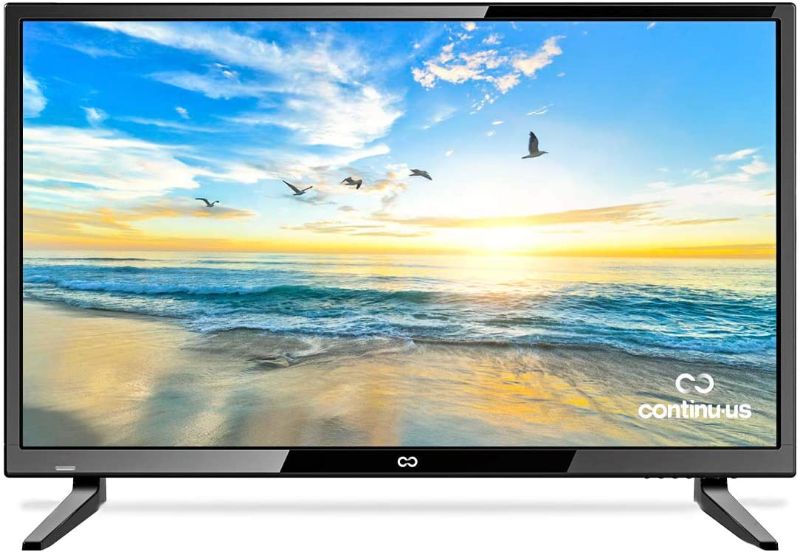 Photo 1 of 28” LED HDTV by Continu.us | CT-2860 High Definition Television 720p 60Hz TV, Lightweight and Slim Design, VGA/HDMI/USB Inputs, VESA Wall Mount Compatible.
