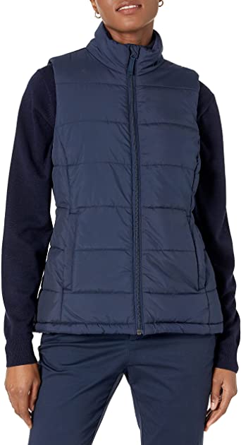 Photo 1 of SIZE M-Amazon Essentials Women's Mid-Weight Puffer Vest
