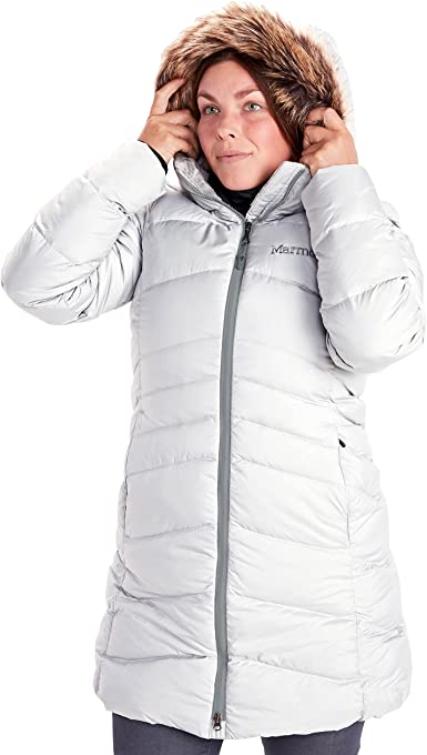 Photo 1 of Marmot Montreal Women's Knee-Length Down Puffer Coat, Fill Power 700
