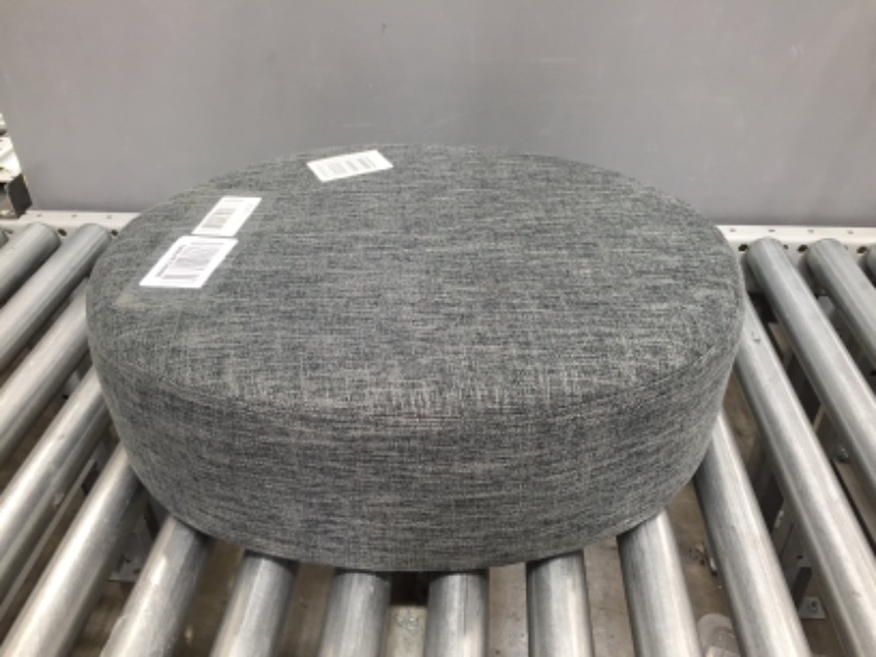 Photo 2 of Convenience Concepts Designs4Comfort Mid Century Ottoman Stool, Gray Fabric
