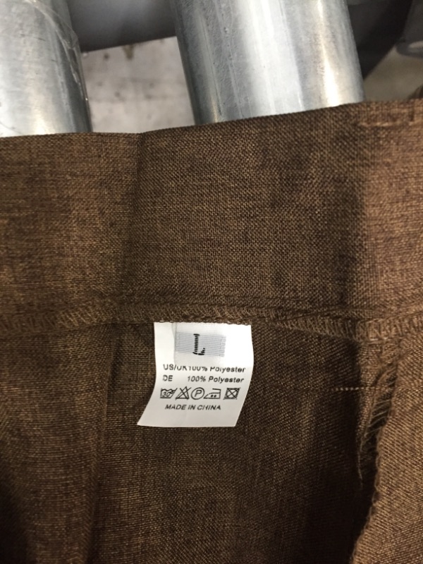 Photo 2 of SIZE L BROWN POLYESTER PANTS 