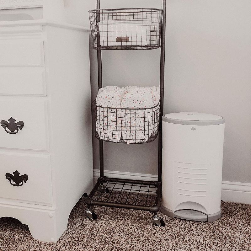 Photo 1 of **INCOMPLETE**
Dekor Classic Hands-Free Diaper Pail | White | Easiest to Use | Just Step – Drop – Done | Doesn’t Absorb Odors | 20 Second Bag Change | Most Economical Refill System
