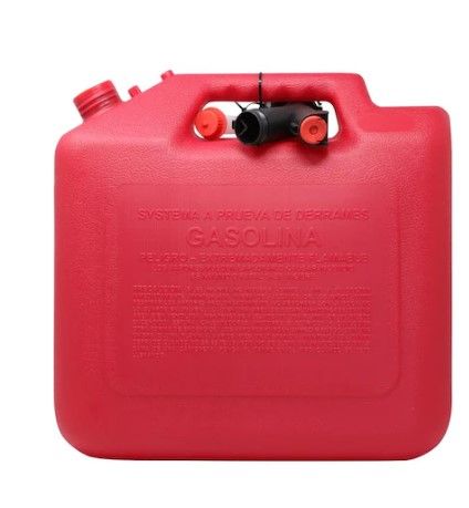 Photo 1 of **INCOMPLETE**
5-Gallon Plastic Gasoline Can