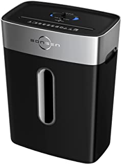 Photo 1 of BONSEN Shredder for Home Office, 8-Sheet Crosscut Credit Card Shredder, Small Paper Shredder for Home