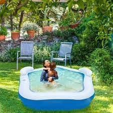 Photo 1 of **STOCK PHOTO FOR REFERENCE ONLY*** USED.. NO PUMP***
Inflatable Pool with 2 Headrest & Cup Holder