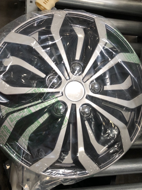 Photo 2 of **INCOMPLETE SET*** Universal Hubcap 15 inch JH-138-15... ONLY 2*** MINOR SCRATCHES****