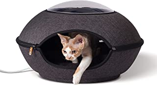 Photo 1 of *** DAMAGED*** K&H PET PRODUCTS Thermo Lookout Pod Heated Cat Bed Classy Gray 22 Inches