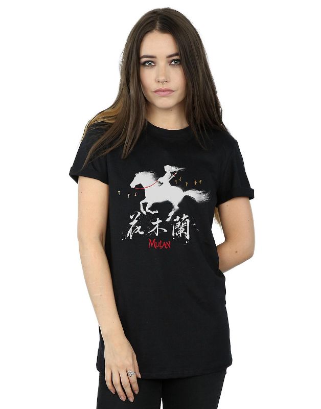 Photo 1 of Disney Women's Mulan Movie Wind Silhouette Fit T-Shirt
- Small 