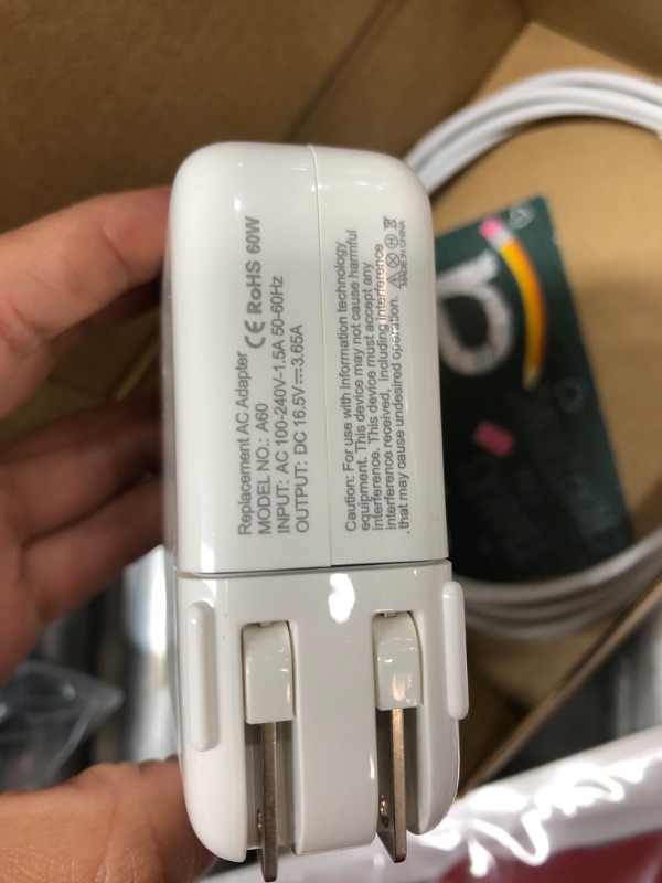 Photo 3 of 60W Mac Book Pro Charger - Replacement 60W L-Tip Mac Charger Old Mac Book Charger, Universal Power Adapter L-Type Compatible with Mac Book Pro 13 Inch Before Mid 2012, Fast Charger for Old Book Pro
APPLE WATCH BANDS 3PCK