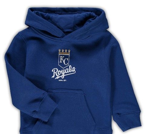 Photo 1 of l-14/18- Kansas City Royals Royal Primary Logo Team Pullover Hoodie