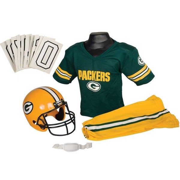 Photo 1 of Kids Packers NFL Uniform Costume - Size: Small, Color: green/yellow