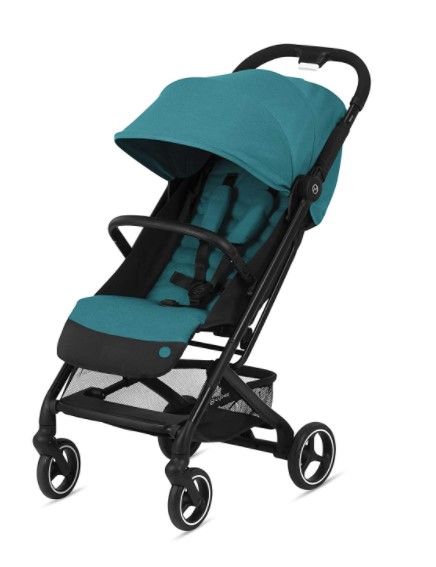 Photo 1 of CYBEX Beezy Stroller, Lightweight Baby Stroller, Compact Fold, Blue, 31.1 x 16.7 x 39.8 inches