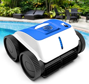 Photo 1 of AIPER SMART Cordless Robotic Pool Cleaner, Ideal for in/Above Ground Pools Suit for 1614 Sq Ft, GRAY & WHITE Color