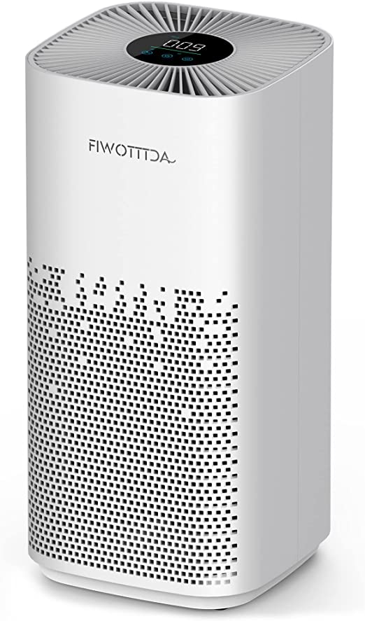 Photo 1 of Air Purifier for Home Large Room 1540 ft² Coverage 5-in-1 H13 True HEPA Filter Reduce 99.97% of Pet Hair, Smoke, Odor, 5 Wind Speed with Air Quality Monitor, 25dB Quiet