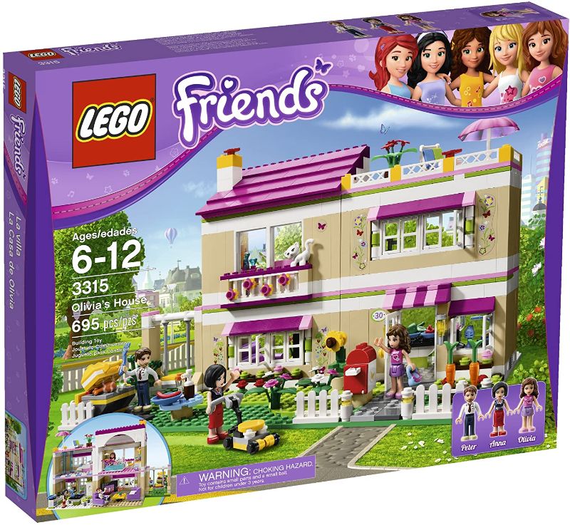 Photo 1 of LEGO Friends Oliviaâ€s House 3315 some bags open but all of the parts are there
