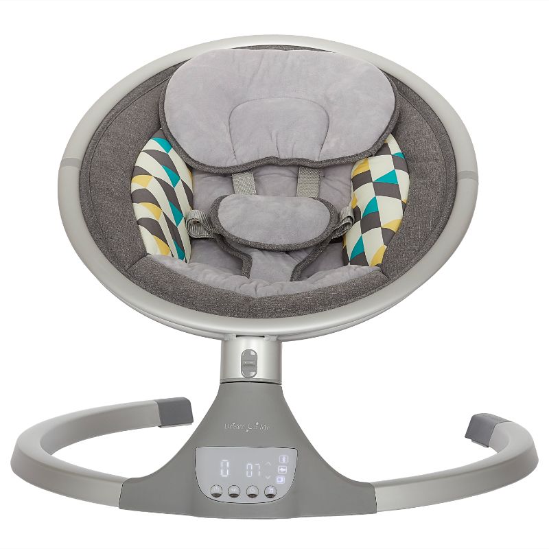 Photo 1 of Dream on Me Zazu Swing in Grey/Blue
