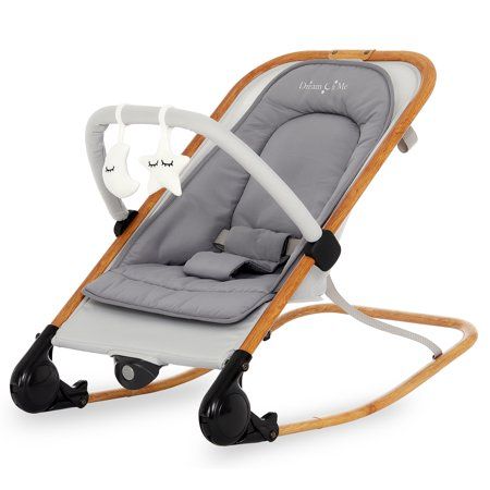 Photo 1 of Dream on Me Rock with Me 2-in-1 Baby Rocker in Grey
