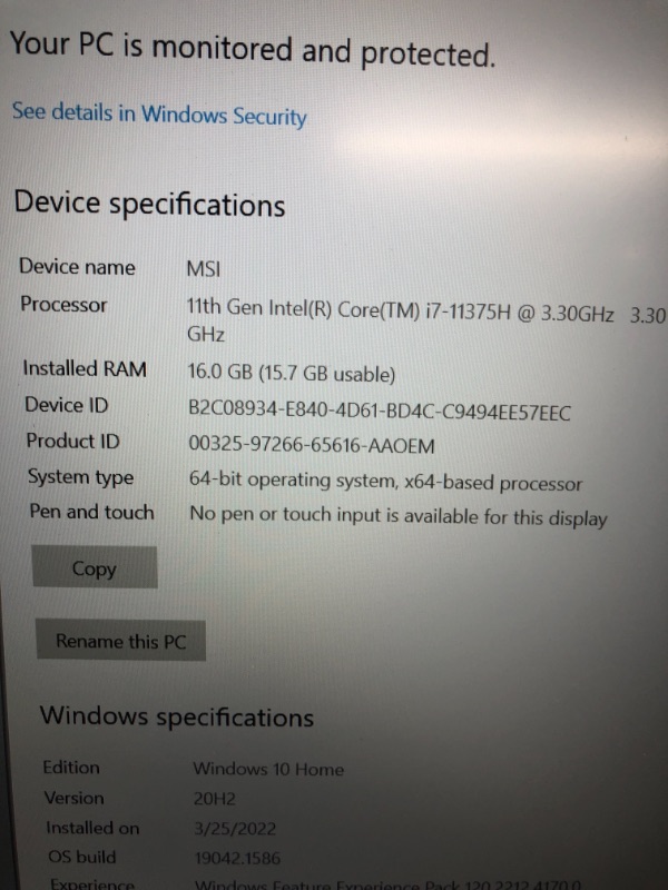 Photo 4 of MSI Stealth 15M Gaming Laptop: 15.6" 144Hz FHD 1080p Display, Intel Core i7-11375H, NVIDIA GeForce RTX 3060, 16GB, 512GB SSD, Thunderbolt 4, WiFi 6, Win10, Carbon Gray (A11UEK-009)
