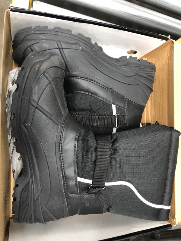 Photo 2 of size 13 us**FREE SOLDIER Mens Snow Boots Insulated Waterproof Winter Shoes Nonslip Outdoor Footwear with Removable Lining
