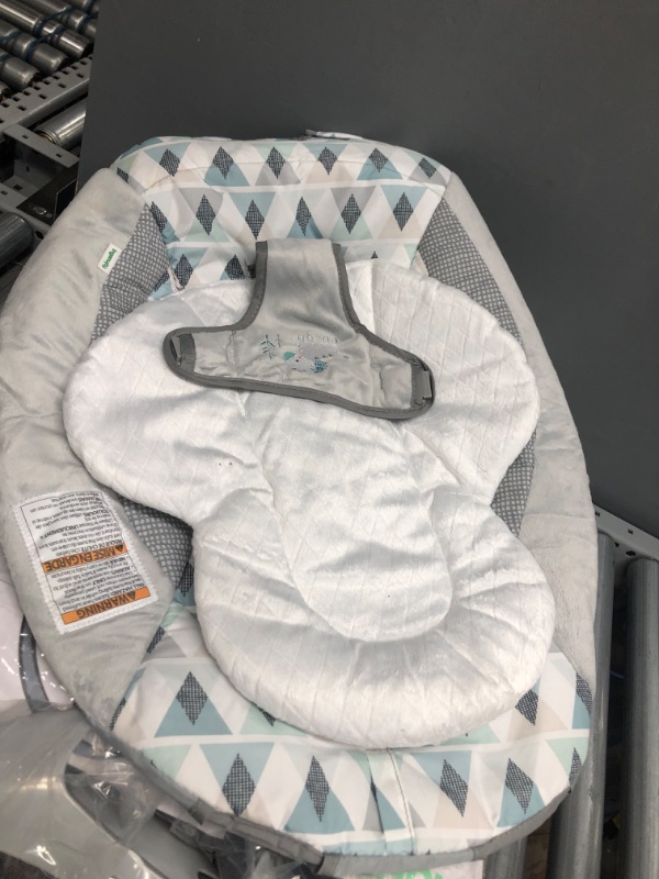 Photo 2 of Ingenuity SmartBounce Automatic Baby Bouncer Seat with Music, Nature Sounds, Removable Toy Bar & 2 Plush Infant Toys - Chadwick
