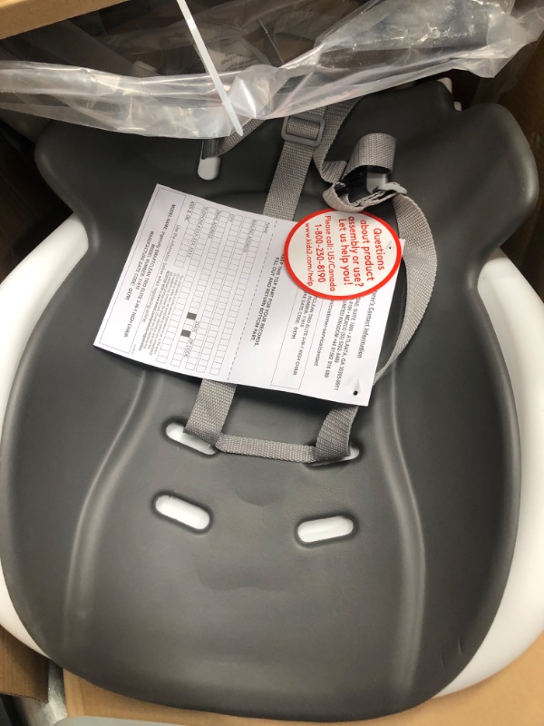 Photo 5 of Ingenuity SmartClean Trio Elite 3-in-1 Convertible Baby High Chair, Toddler Chair, and Dining Booster Seat - Slate
