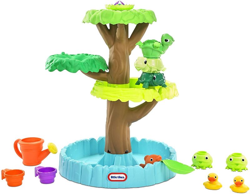 Photo 1 of Little Tikes Magic Flower Water Table with Blooming Flower and 10+ Accessories, Multicolor, (Model: 651342M)
