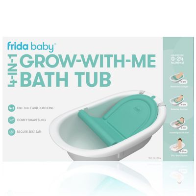 Photo 1 of Fridababy 4-in-1 Grow-with-Me Bath Tub in White
