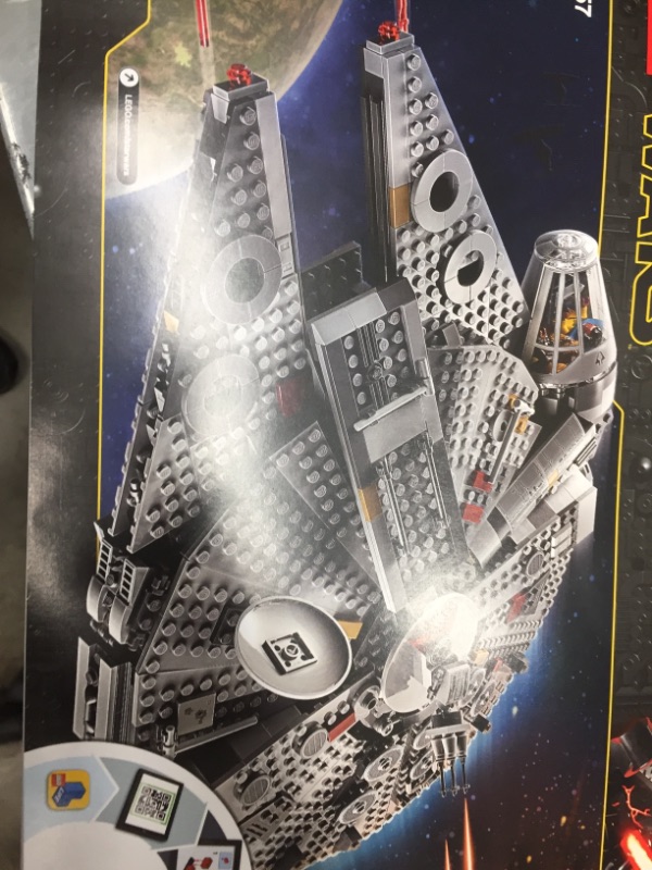 Photo 3 of LEGO Star Wars: The Rise of Skywalker Millennium Falcon 75257 Starship Model Building Kit and Minifigures (1,351 Pieces)