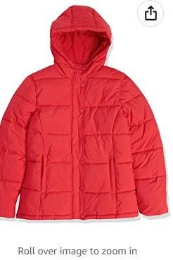 Photo 1 of Amazon Essentials Women's Heavyweight Long-Sleeve Hooded Puffer Coat