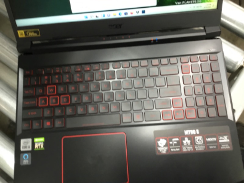 Photo 4 of Acer Nitro 5 AN515-55-53E5 Gaming Laptop | Intel Core i5-10300H | NVIDIA GeForce RTX 3050 Laptop GPU | 15.6" FHD 144Hz IPS Display | 8GB DDR4 | 256GB NVMe SSD | Intel Wi-Fi 6 | Backlit Keyboard