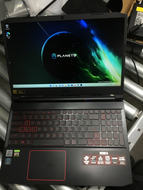 Photo 2 of Acer Nitro 5 AN515-55-53E5 Gaming Laptop | Intel Core i5-10300H | NVIDIA GeForce RTX 3050 Laptop GPU | 15.6" FHD 144Hz IPS Display | 8GB DDR4 | 256GB NVMe SSD | Intel Wi-Fi 6 | Backlit Keyboard