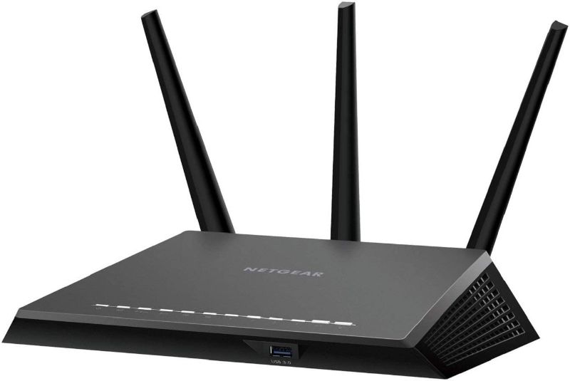 Photo 1 of NETGEAR Nighthawk Smart Wi-Fi Router (R7000) - AC1900 Wireless Speed (Up to 1900 Mbps) | Up to 1800 Sq Ft Coverage & 30 Devices | 4 x 1G Ethernet and 2 USB ports | Armor Security
